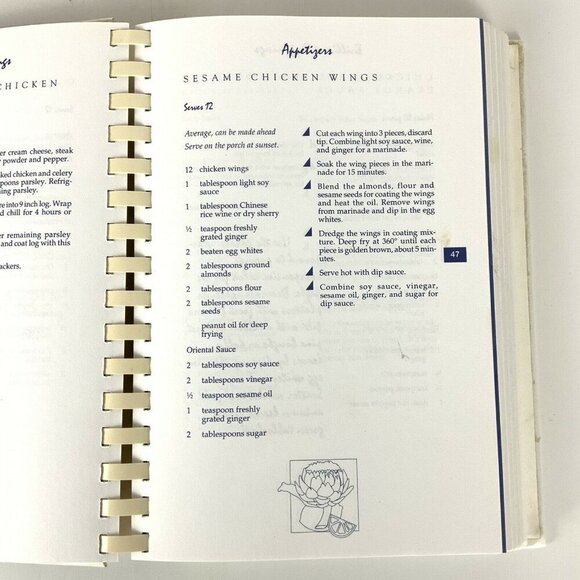 Of Tide & Thyme Cookbook Junior League Of Annapolis MD 2006 Spiral-Bound Recipes - Picture 5 of 12